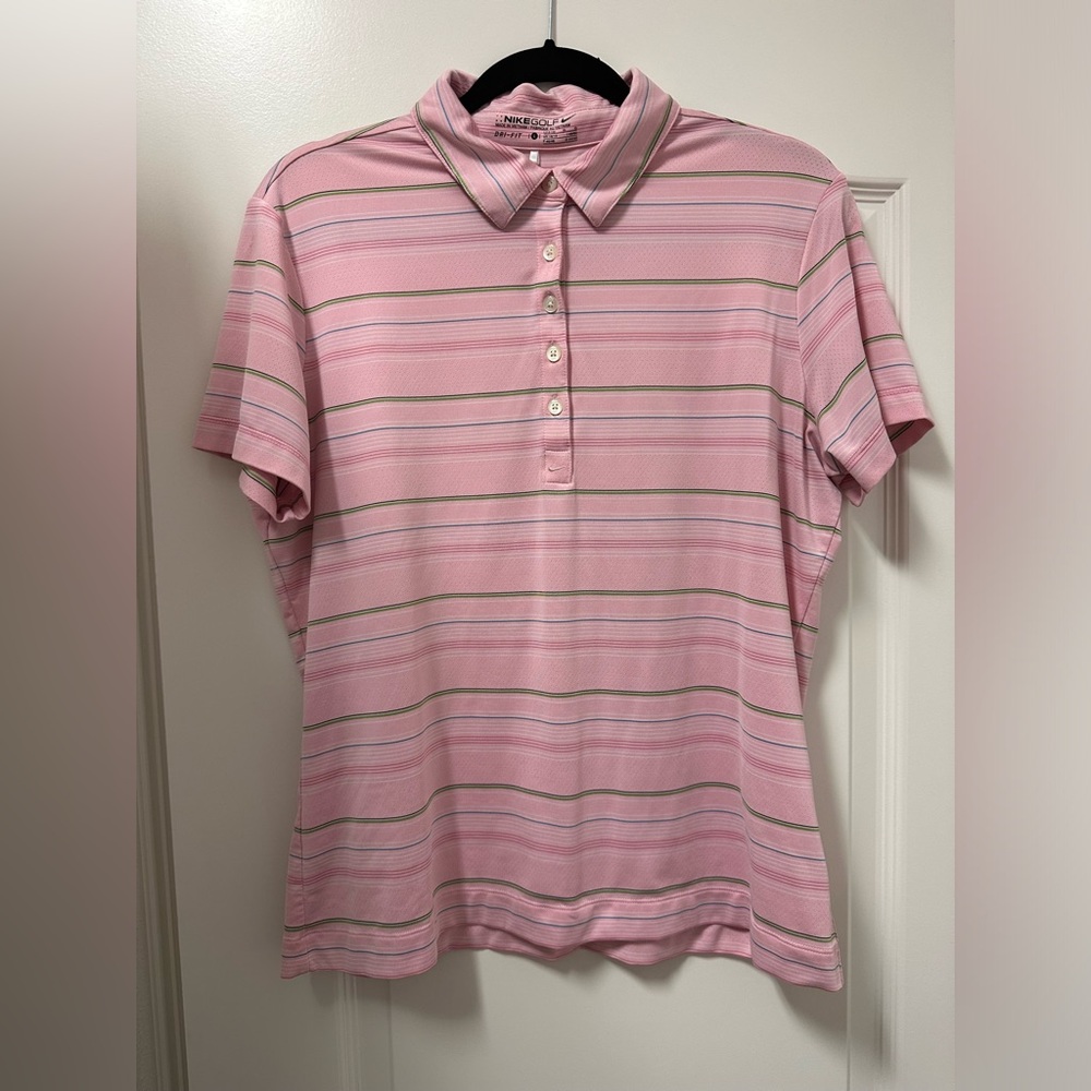 Nike golf size large women’s top stripes